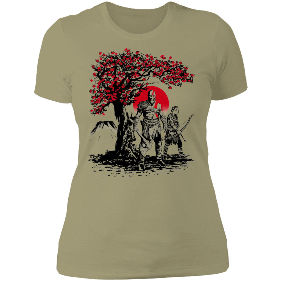 T-Shirts Light Olive / S God Ink Women's Premium T-Shirt