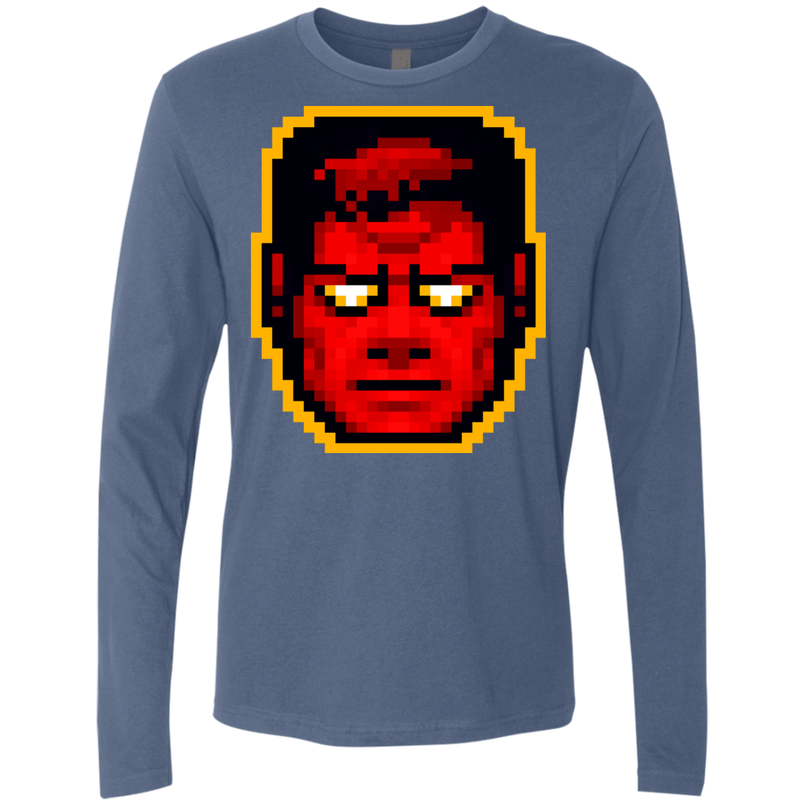 T-Shirts Indigo / Small God Mode Men's Premium Long Sleeve