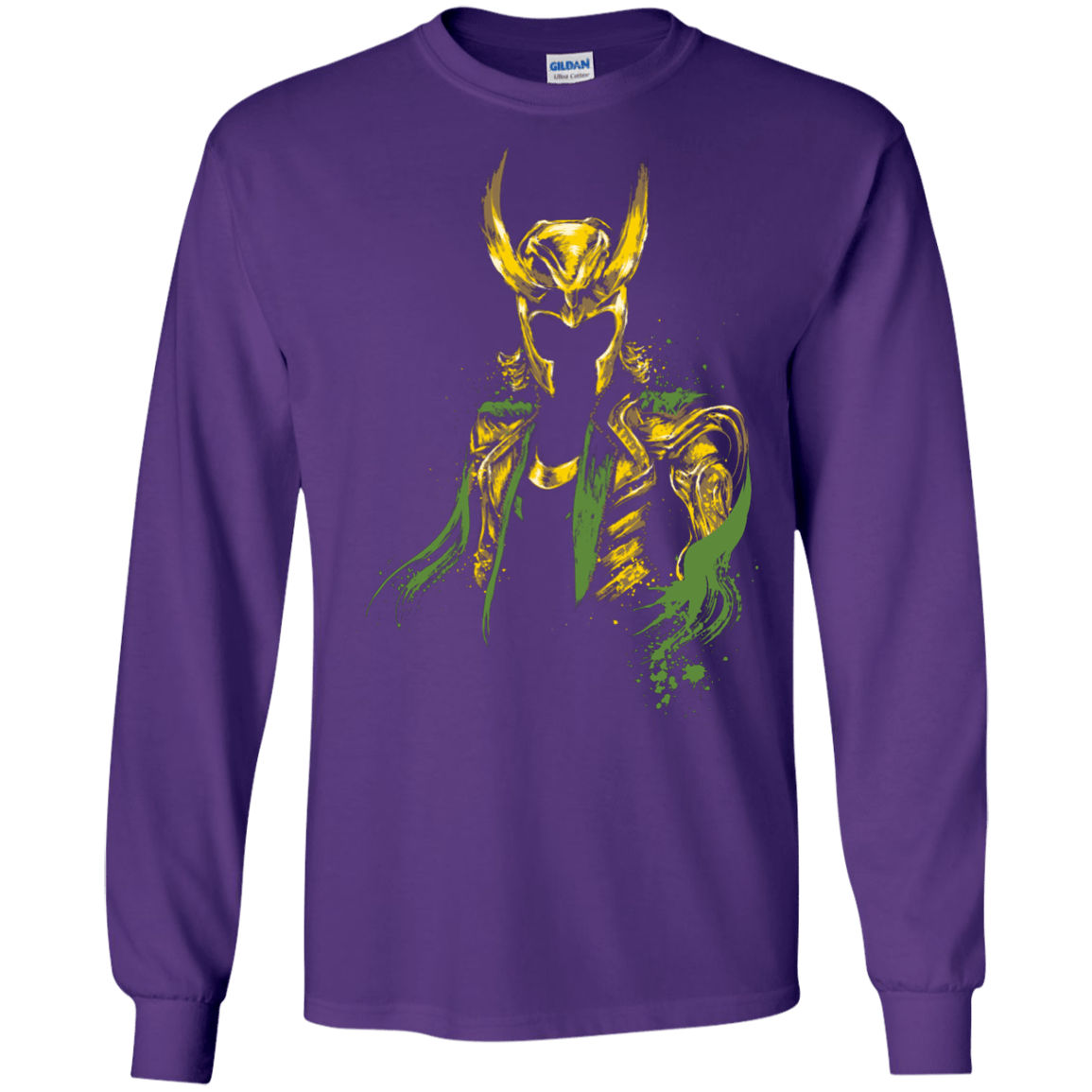 T-Shirts Purple / S God of Mischief Men's Long Sleeve T-Shirt
