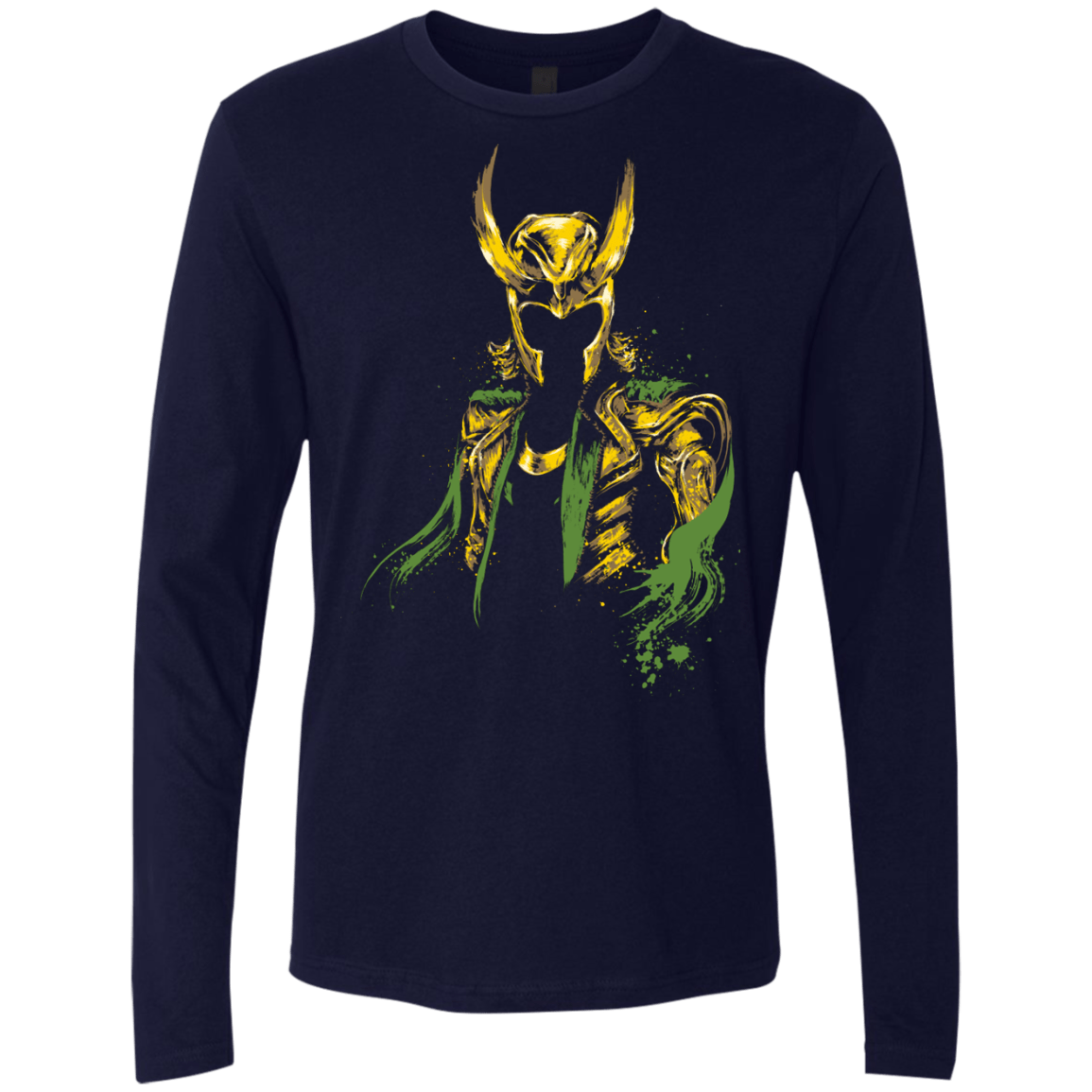 T-Shirts Midnight Navy / S God of Mischief Men's Premium Long Sleeve