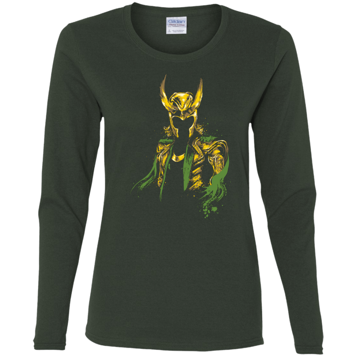 T-Shirts Forest / S God of Mischief Women's Long Sleeve T-Shirt