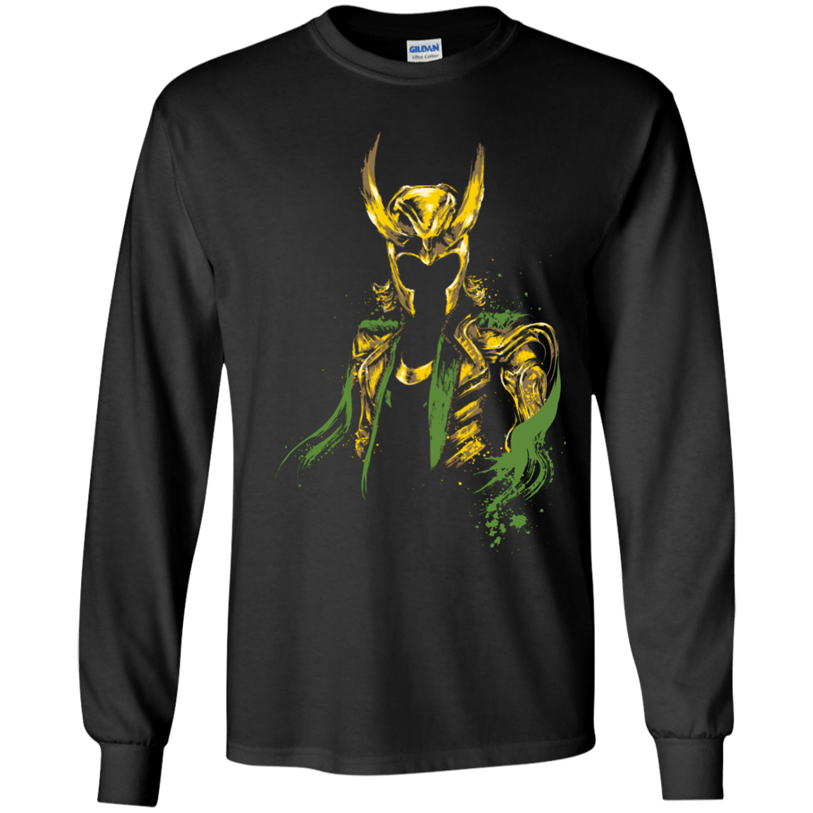 T-Shirts Black / YS God of Mischief Youth Long Sleeve T-Shirt