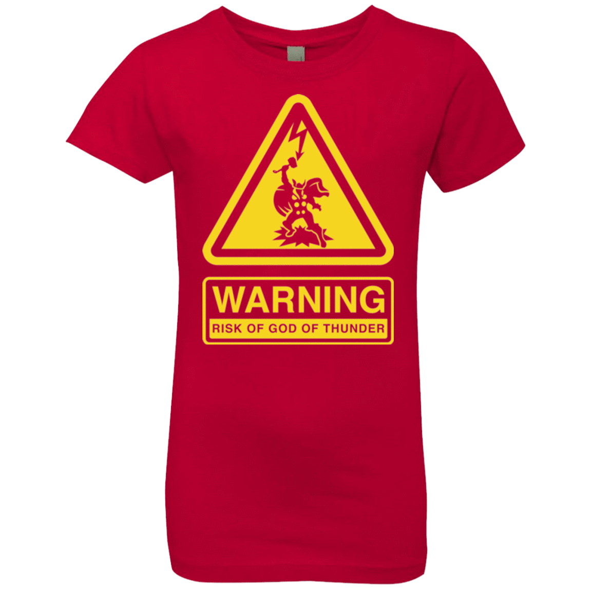T-Shirts Red / YXS God of Thunder Girls Premium T-Shirt