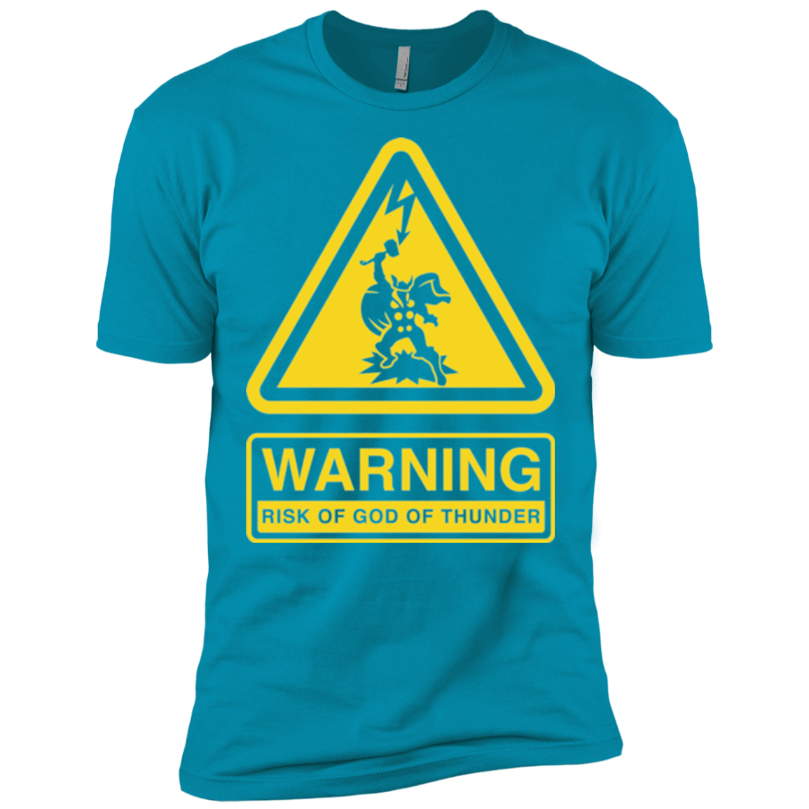 T-Shirts Turquoise / X-Small God of Thunder Men's Premium T-Shirt