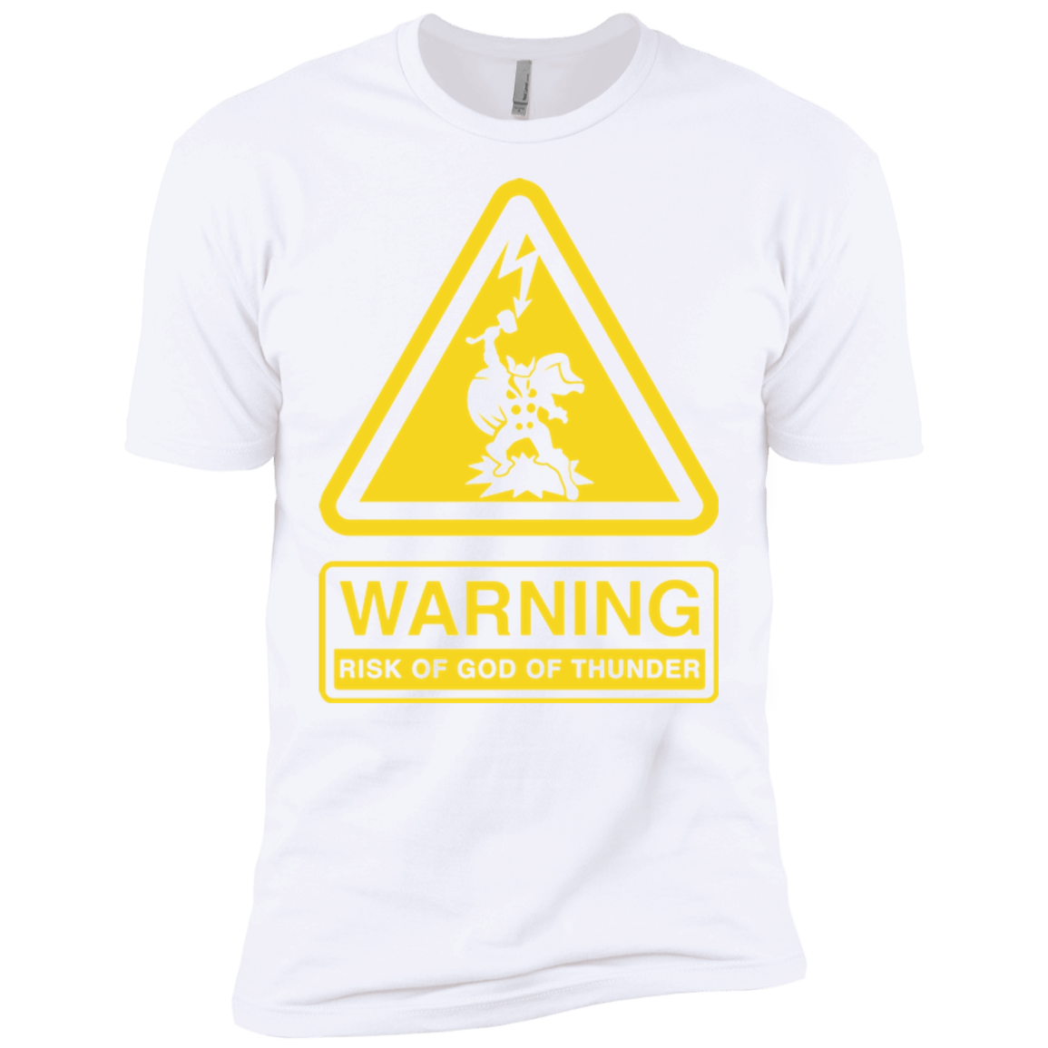 T-Shirts White / X-Small God of Thunder Men's Premium T-Shirt