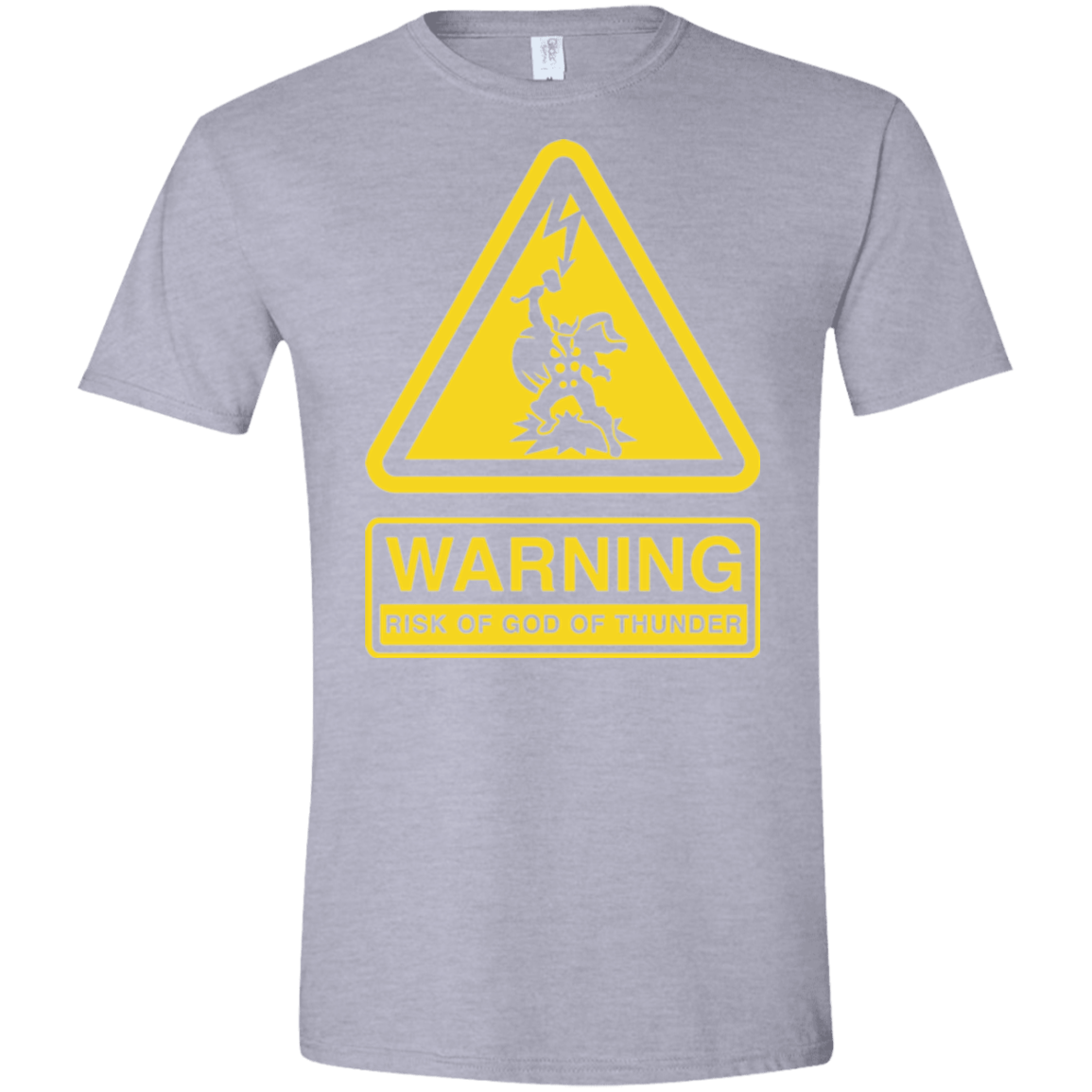T-Shirts Sport Grey / X-Small God of Thunder Men's Semi-Fitted Softstyle