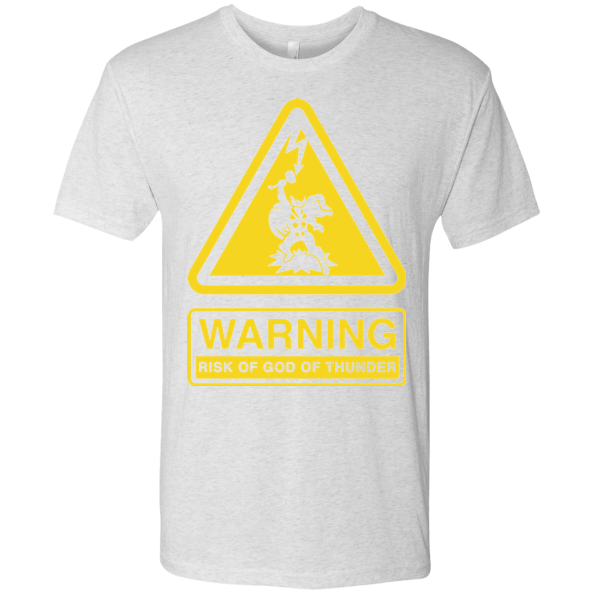 T-Shirts Heather White / S God of Thunder Men's Triblend T-Shirt
