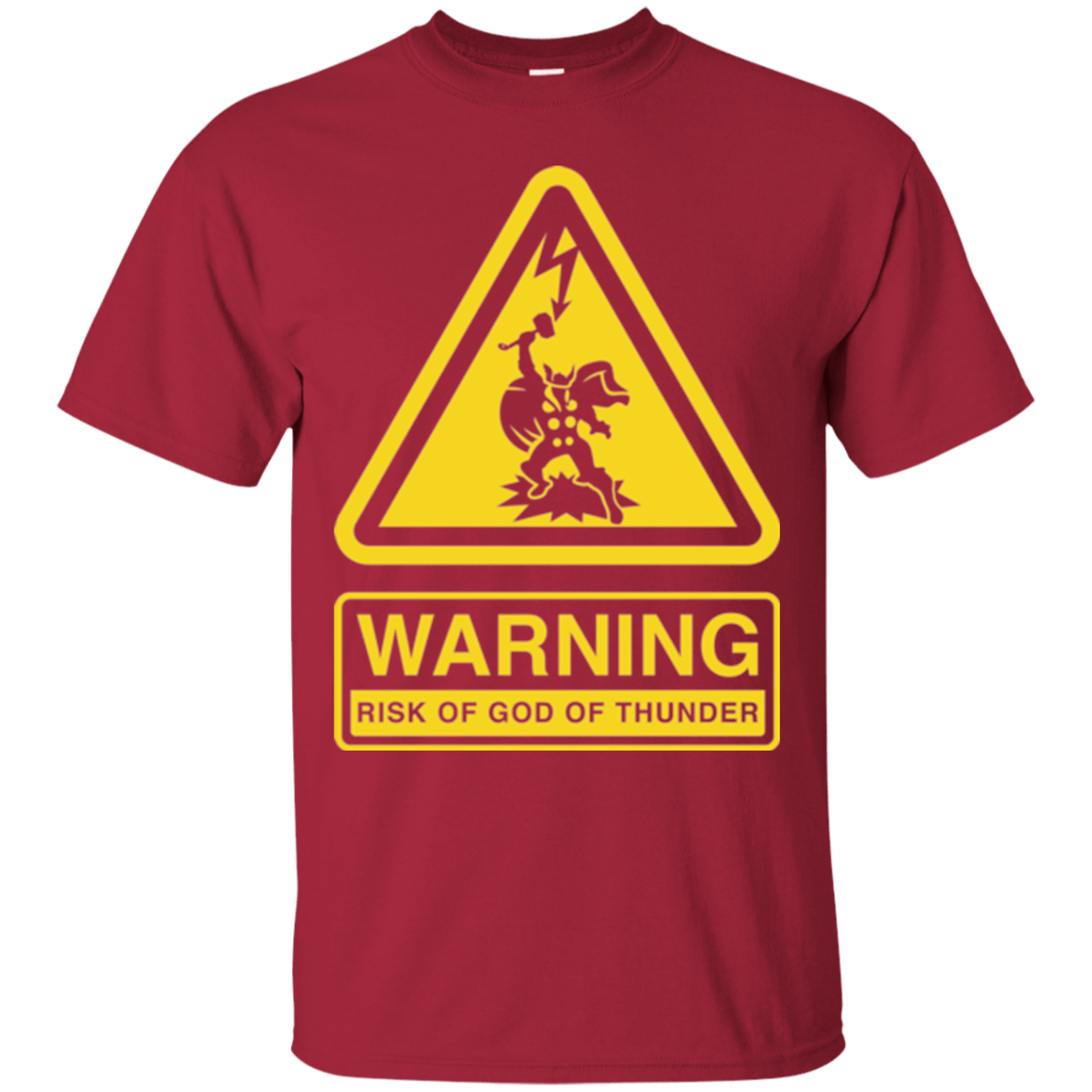 T-Shirts Cardinal / S God of Thunder T-Shirt