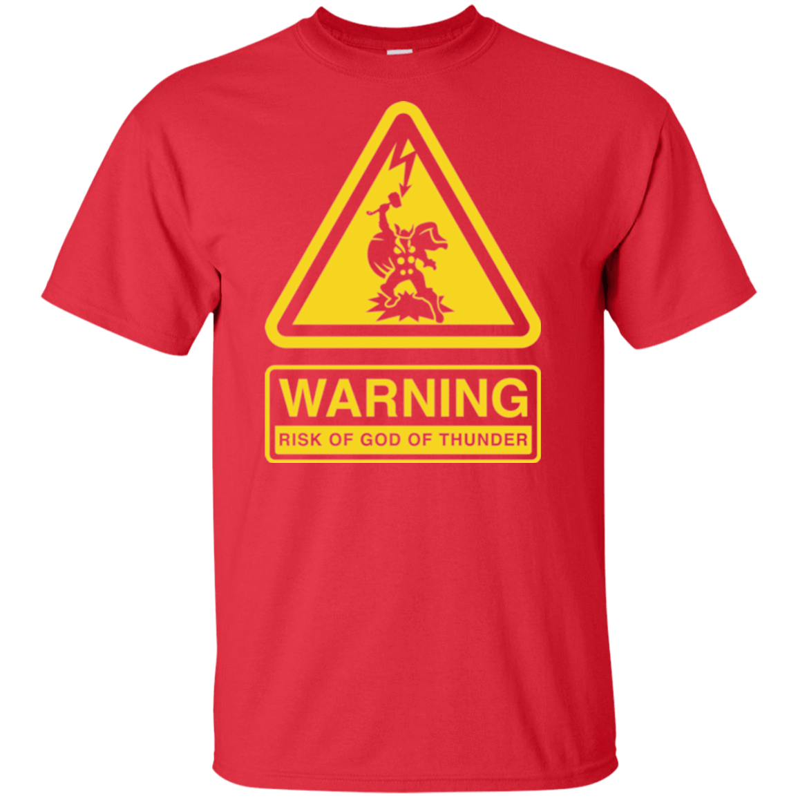 T-Shirts Red / XLT God of Thunder Tall T-Shirt