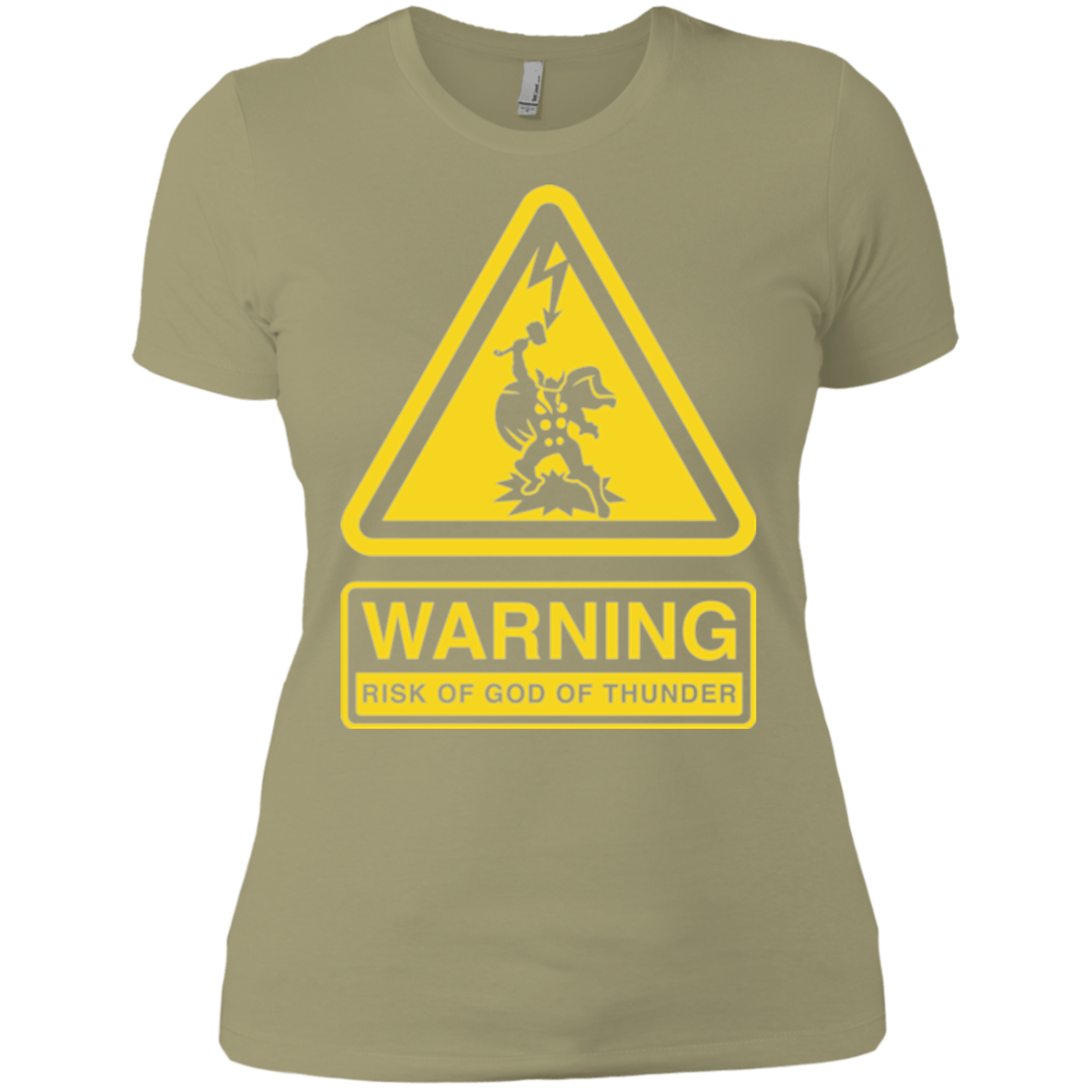 T-Shirts Light Olive / X-Small God of Thunder Women's Premium T-Shirt