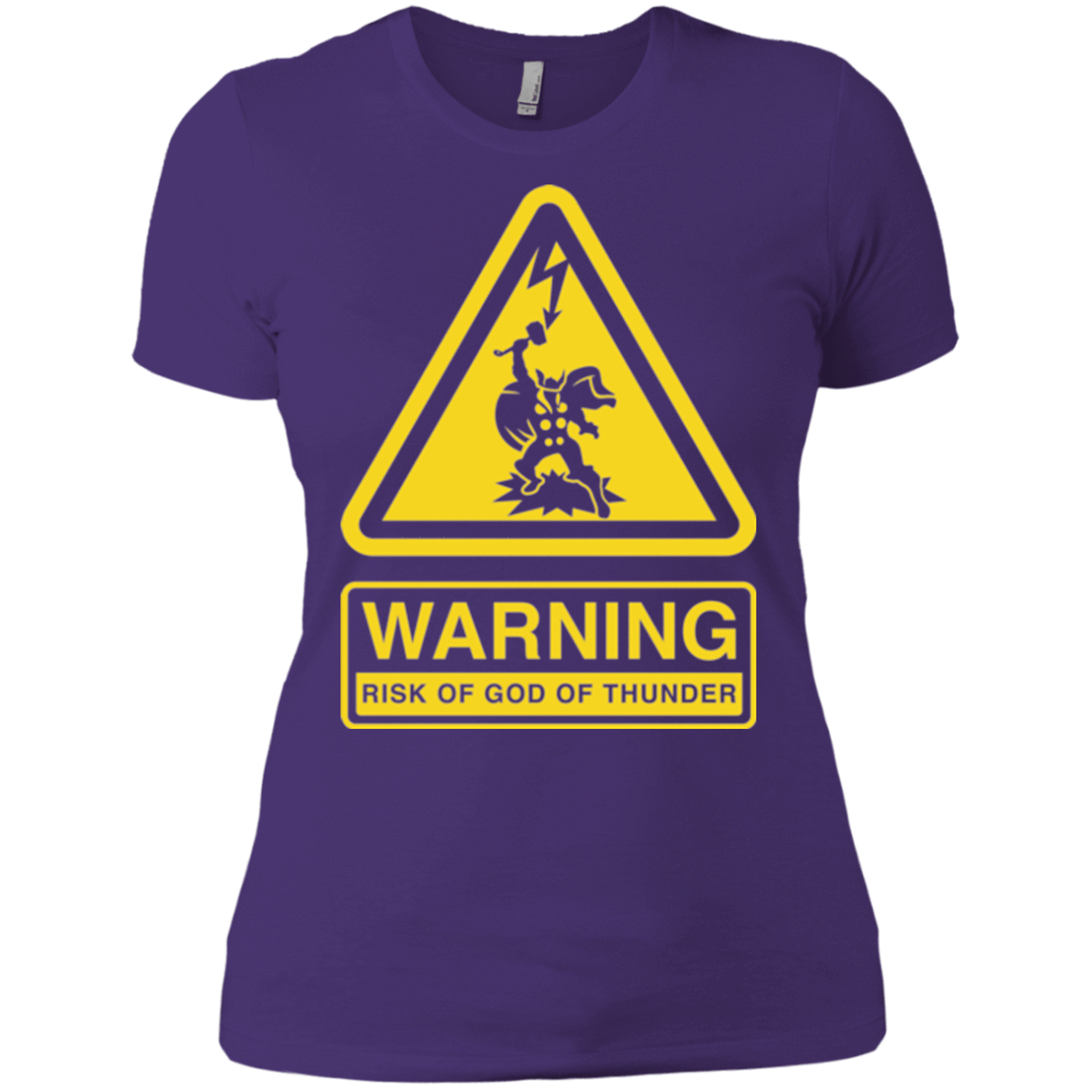 T-Shirts Purple Rush/ / X-Small God of Thunder Women's Premium T-Shirt