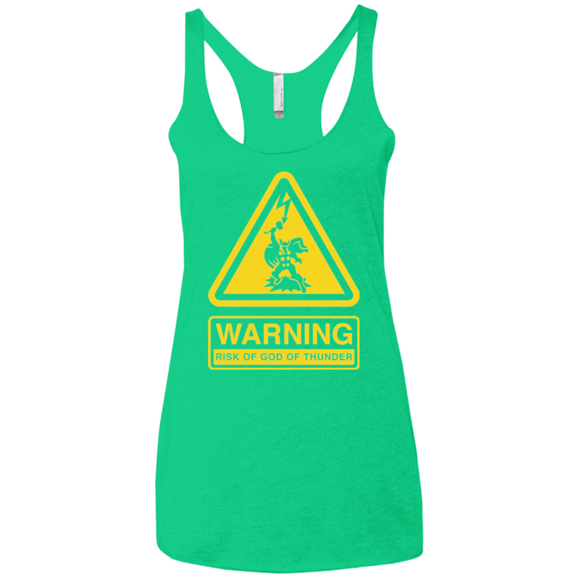 T-Shirts Envy / X-Small God of Thunder Women's Triblend Racerback Tank