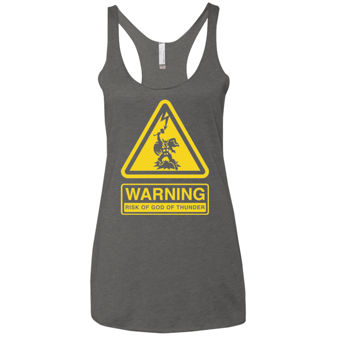 T-Shirts Premium Heather / X-Small God of Thunder Women's Triblend Racerback Tank