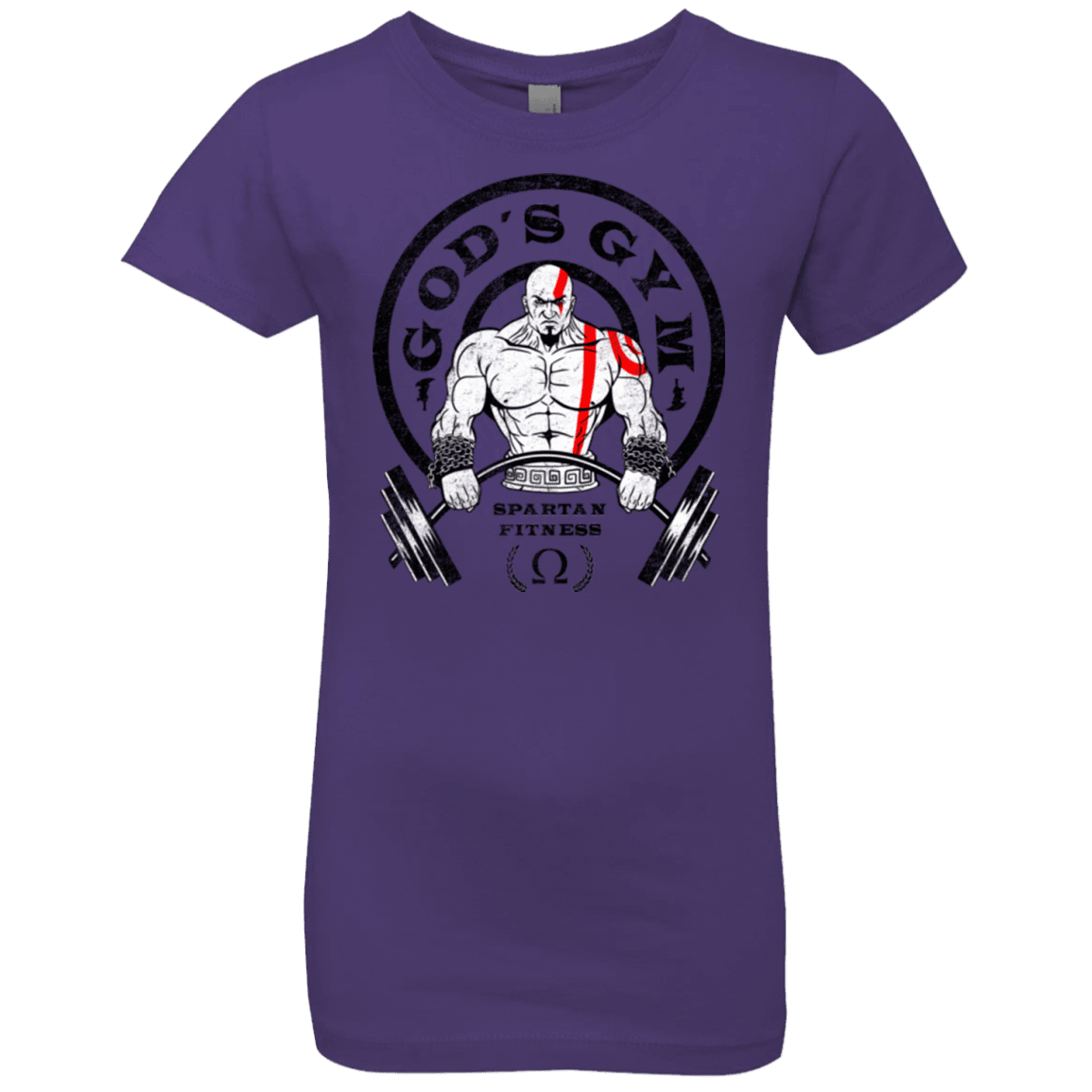 T-Shirts Purple Rush / YXS God's Gym Girls Premium T-Shirt