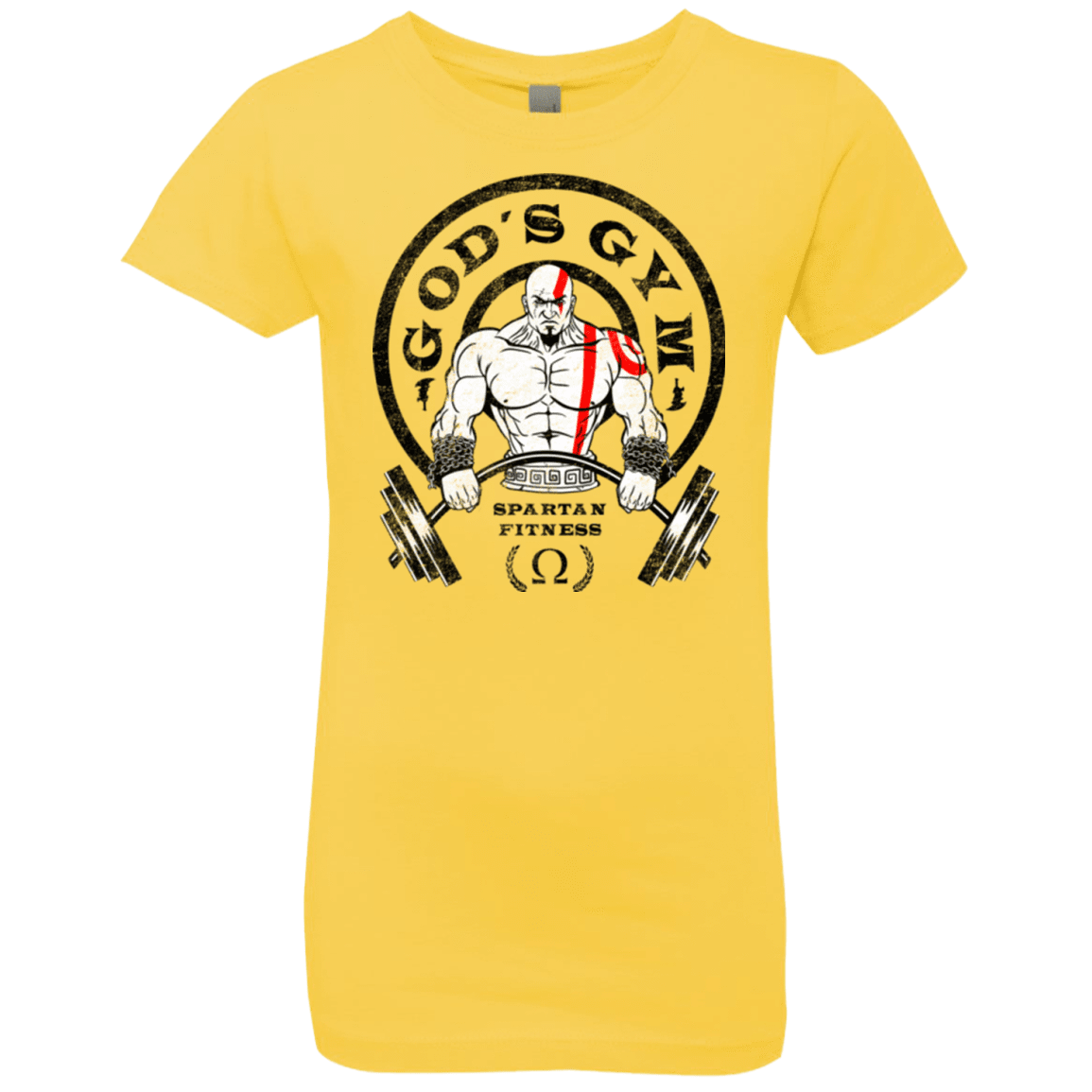 T-Shirts Vibrant Yellow / YXS God's Gym Girls Premium T-Shirt