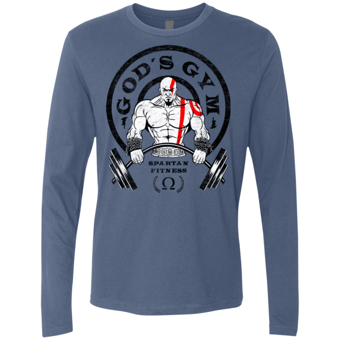 T-Shirts Indigo / Small God's Gym Men's Premium Long Sleeve