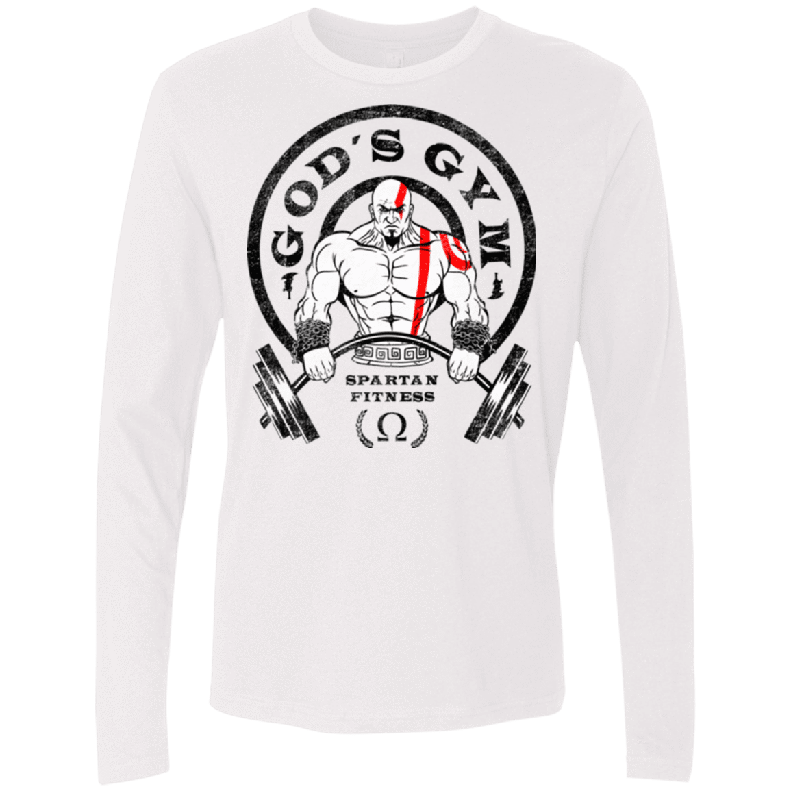 T-Shirts White / Small God's Gym Men's Premium Long Sleeve