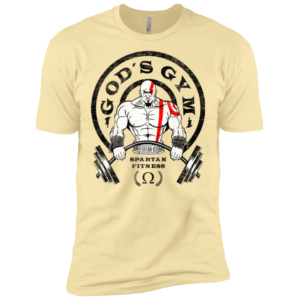 T-Shirts Banana Cream / X-Small God's Gym Men's Premium T-Shirt