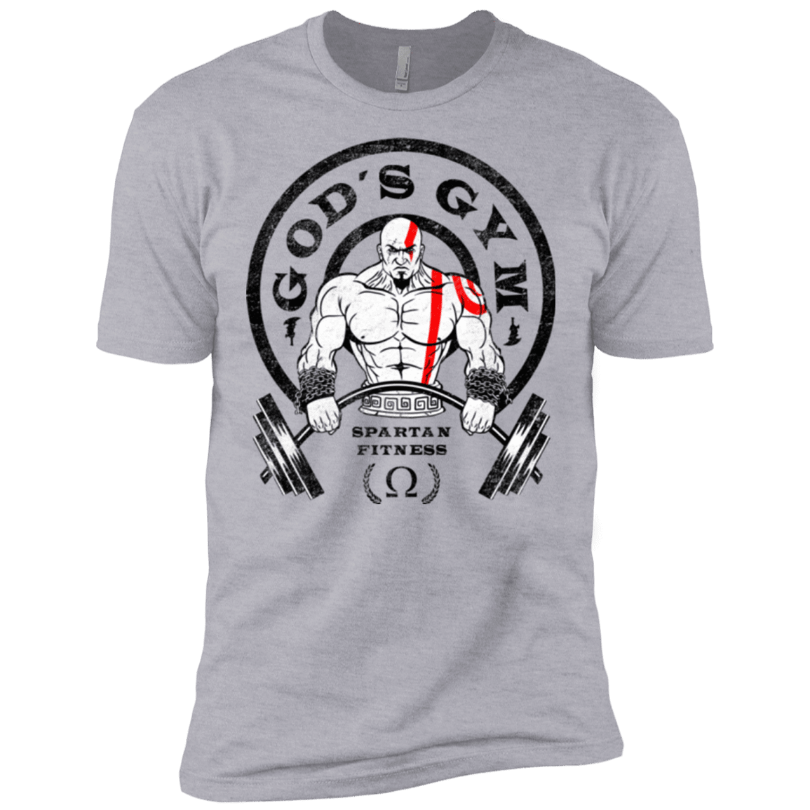 T-Shirts Heather Grey / X-Small God's Gym Men's Premium T-Shirt