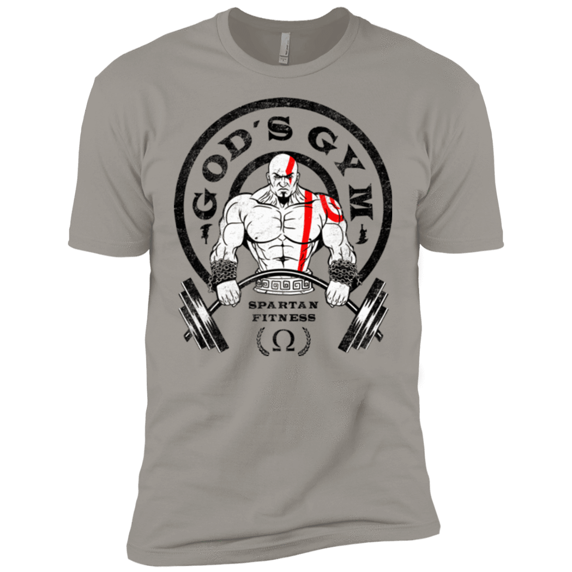 T-Shirts Light Grey / X-Small God's Gym Men's Premium T-Shirt