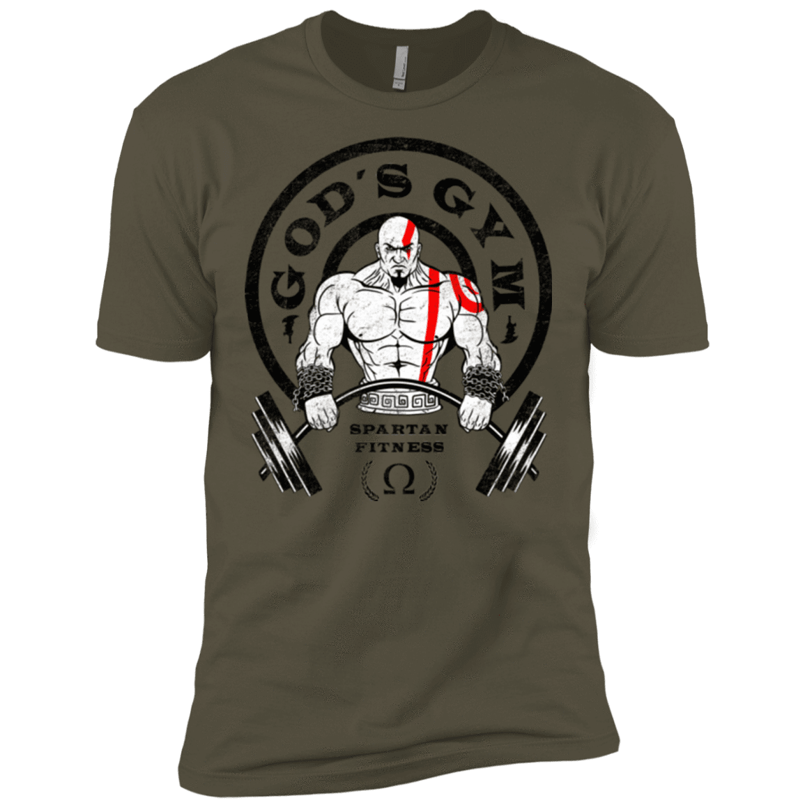 T-Shirts Military Green / X-Small God's Gym Men's Premium T-Shirt