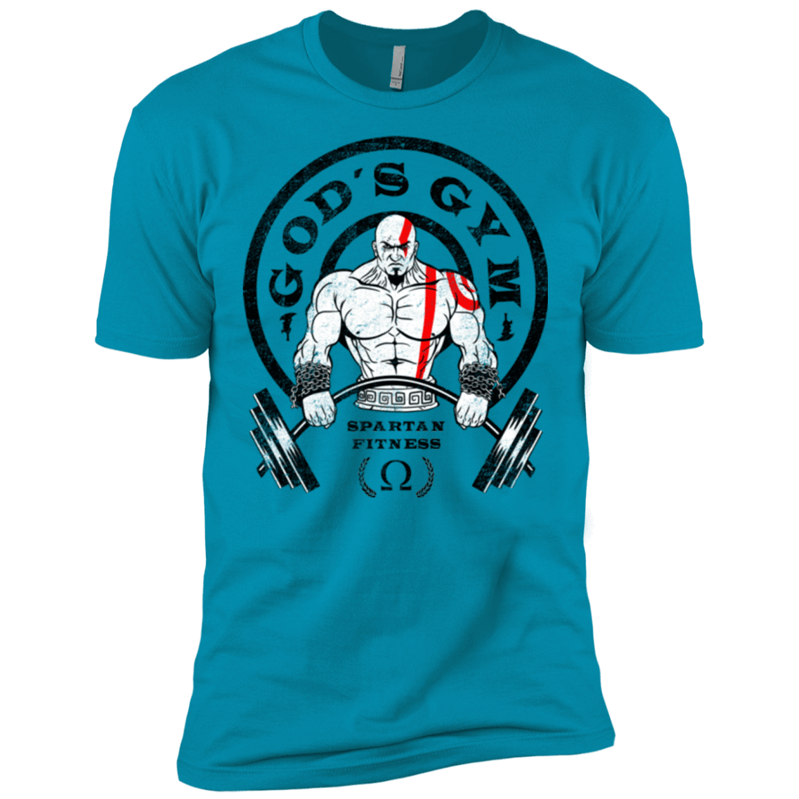 T-Shirts Turquoise / X-Small God's Gym Men's Premium T-Shirt