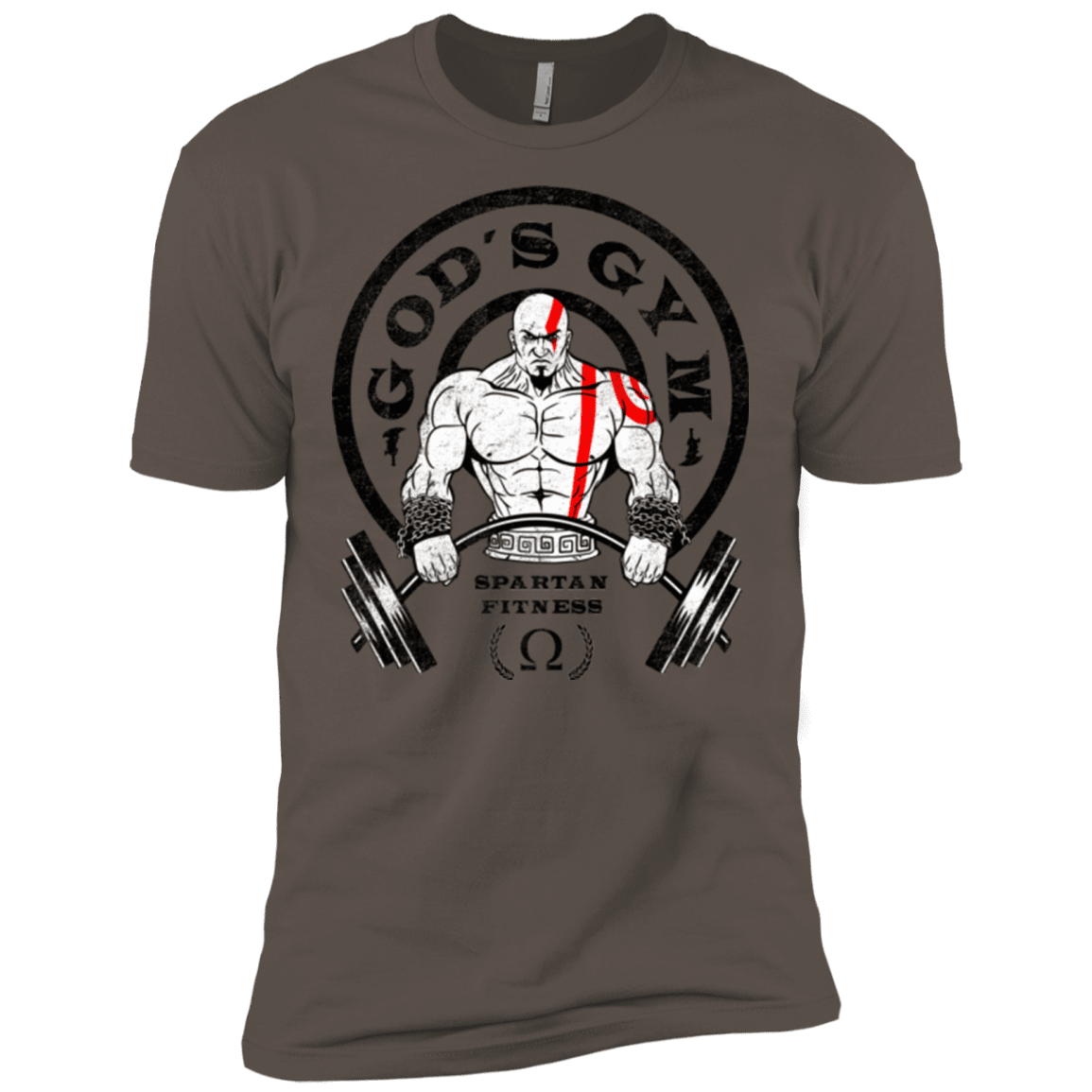 T-Shirts Warm Grey / X-Small God's Gym Men's Premium T-Shirt
