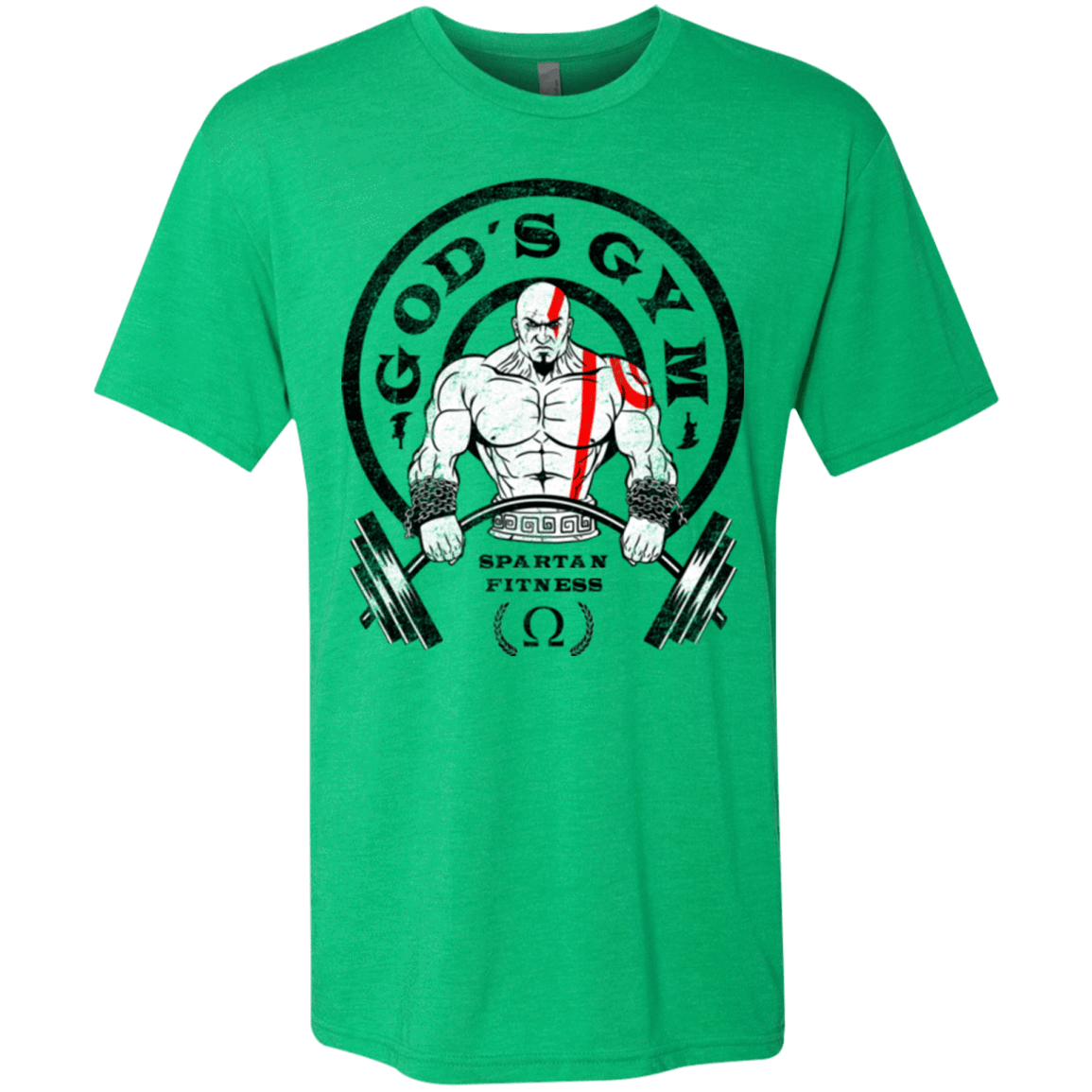 T-Shirts Envy / Small God's Gym Men's Triblend T-Shirt