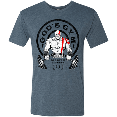 T-Shirts Indigo / Small God's Gym Men's Triblend T-Shirt