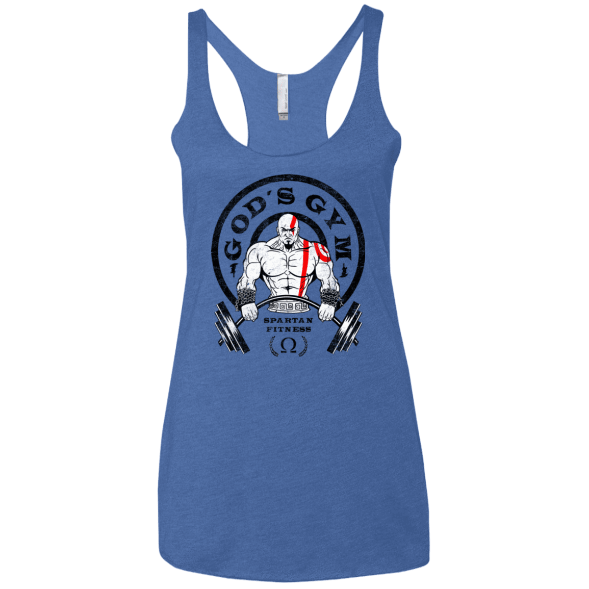 T-Shirts Vintage Royal / X-Small God's Gym Women's Triblend Racerback Tank