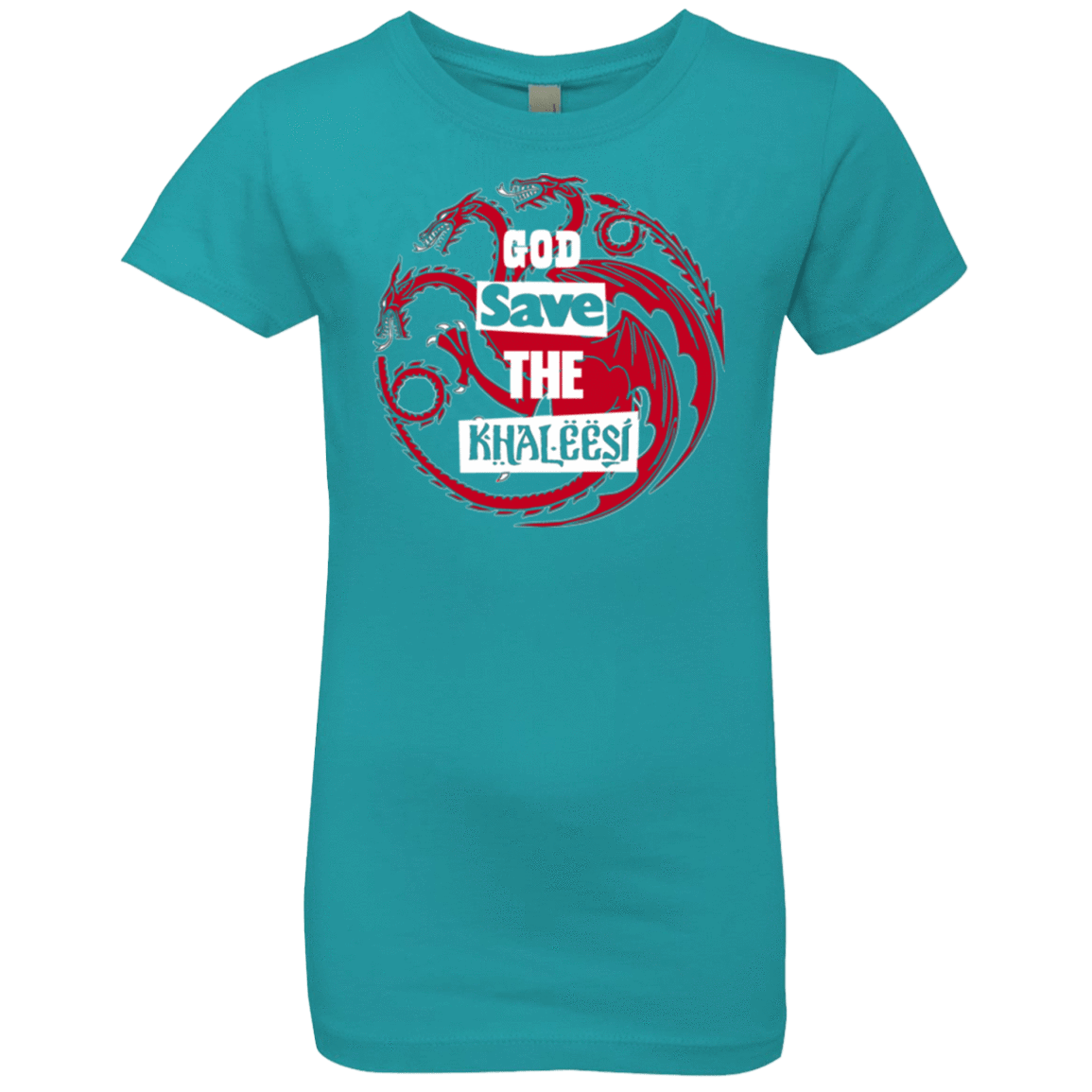 T-Shirts Tahiti Blue / YXS God save Girls Premium T-Shirt