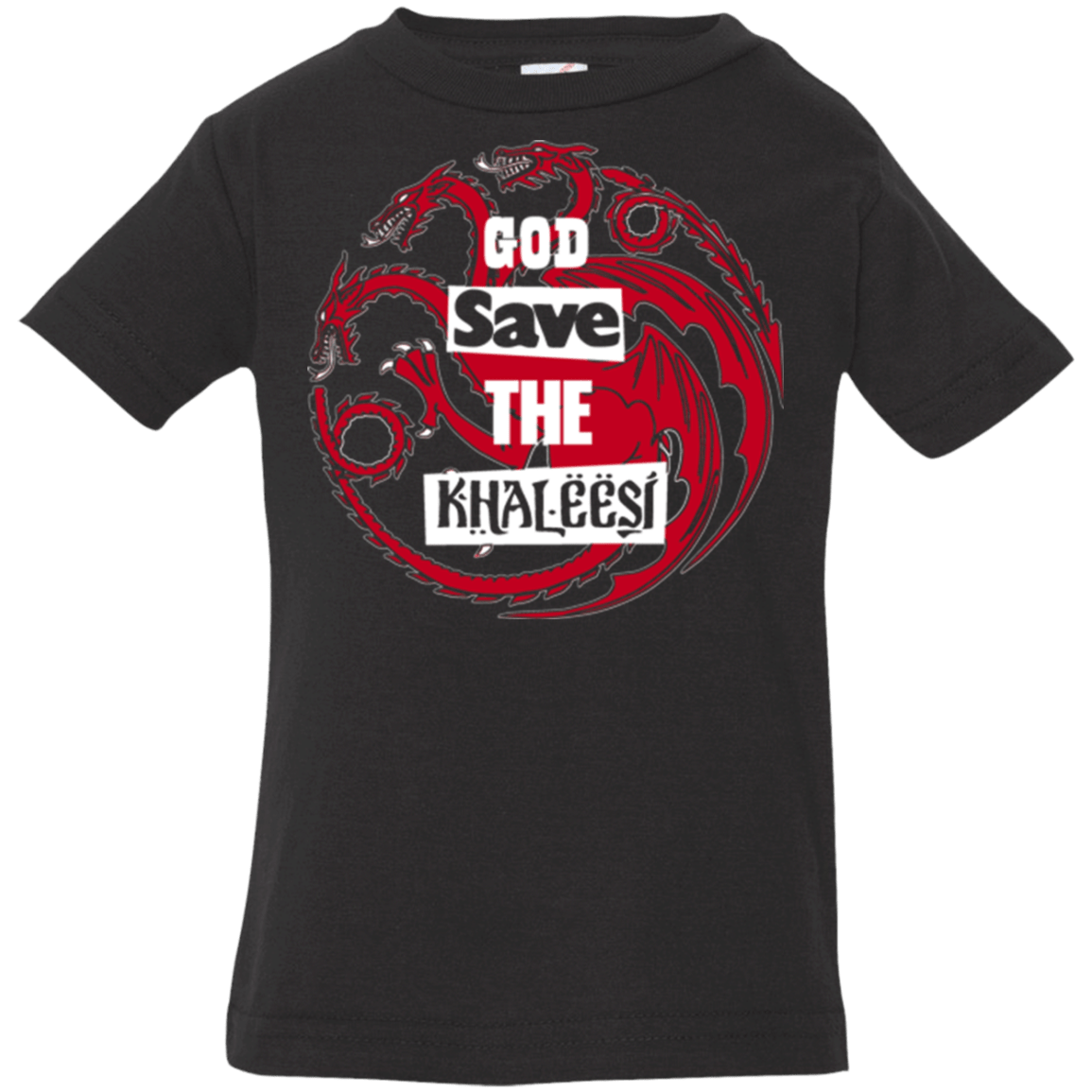 T-Shirts Black / 6 Months God save Infant Premium T-Shirt