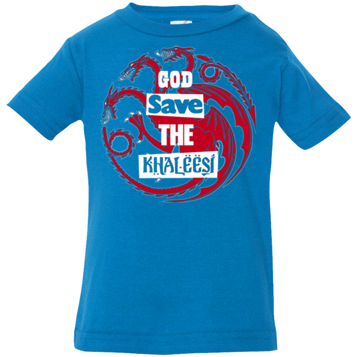 T-Shirts Cobalt / 6 Months God save Infant Premium T-Shirt