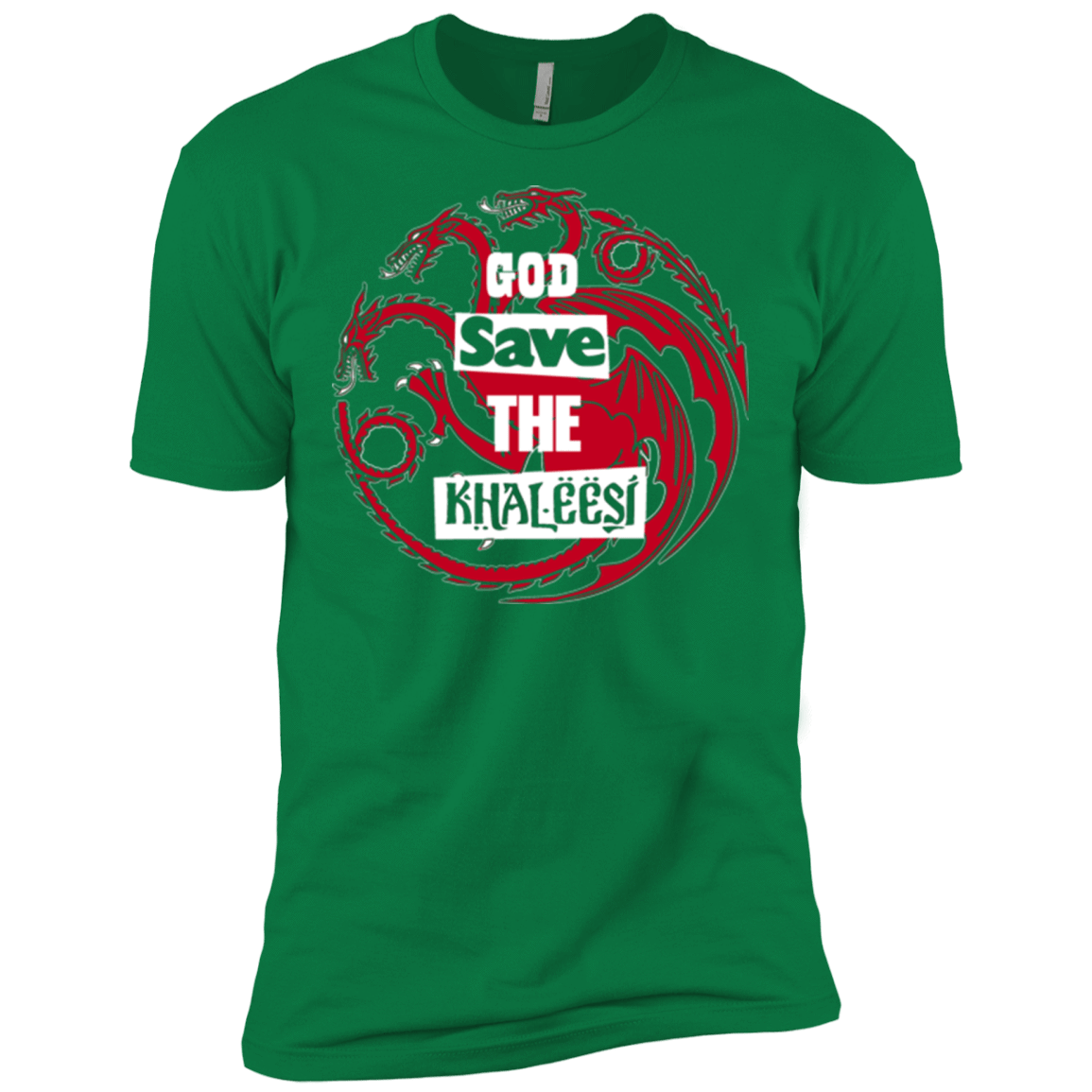 T-Shirts Kelly Green / X-Small God save Men's Premium T-Shirt