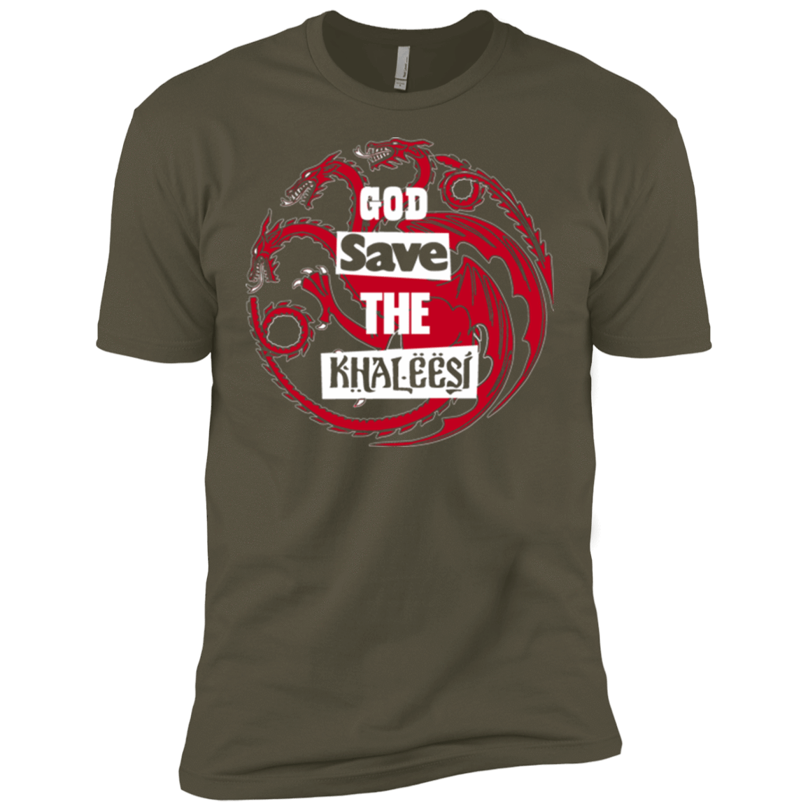 T-Shirts Military Green / X-Small God save Men's Premium T-Shirt