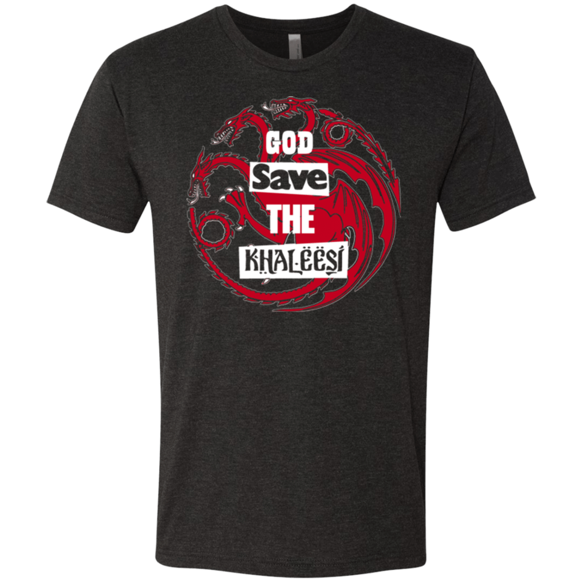 T-Shirts Vintage Black / Small God save Men's Triblend T-Shirt