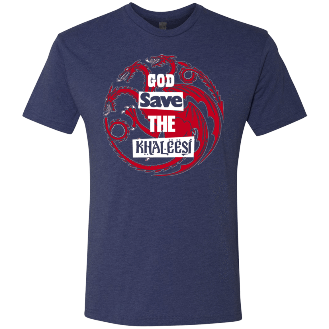T-Shirts Vintage Navy / Small God save Men's Triblend T-Shirt