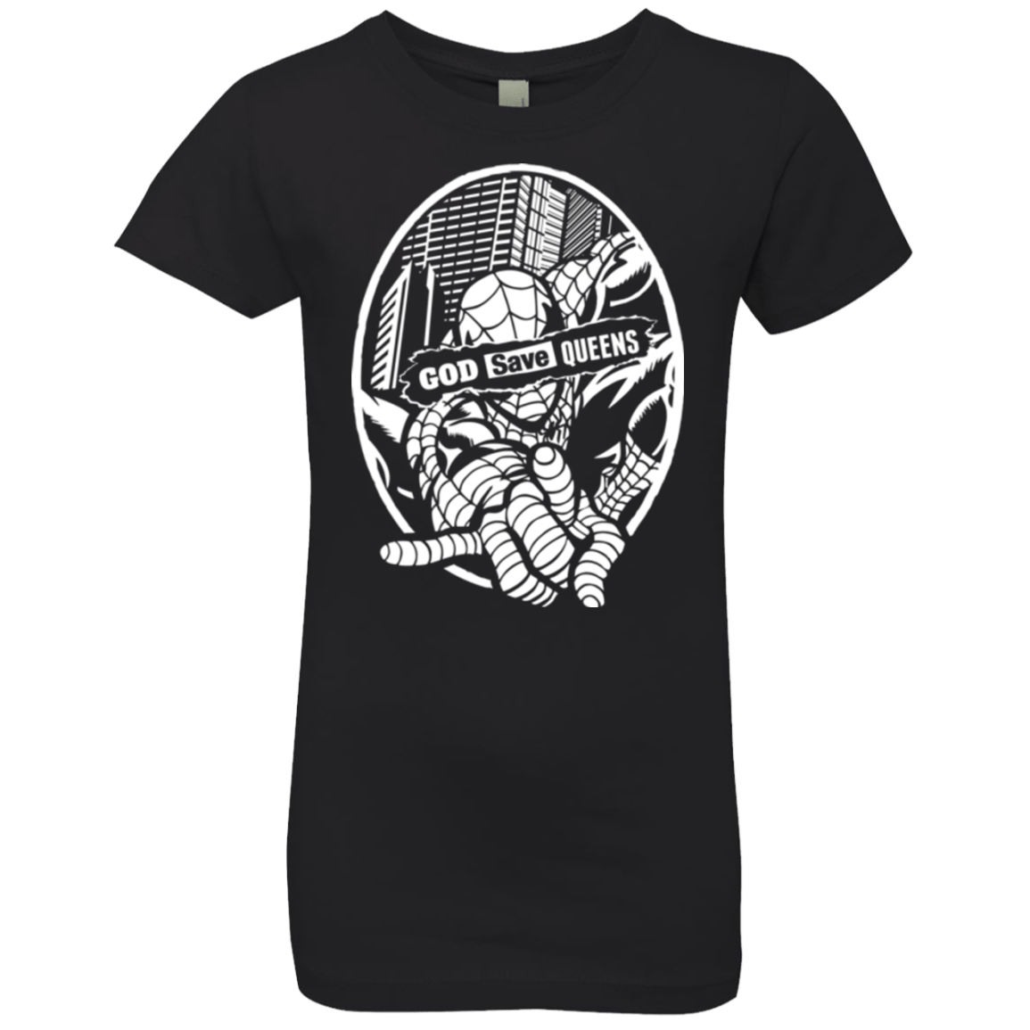 T-Shirts Black / YXS GOD SAVE QUEENS Girls Premium T-Shirt