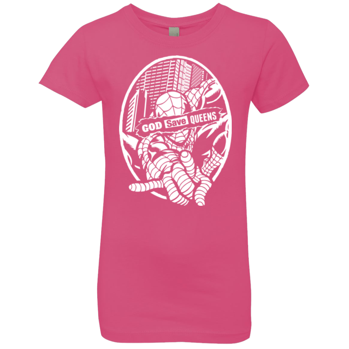 T-Shirts Hot Pink / YXS GOD SAVE QUEENS Girls Premium T-Shirt