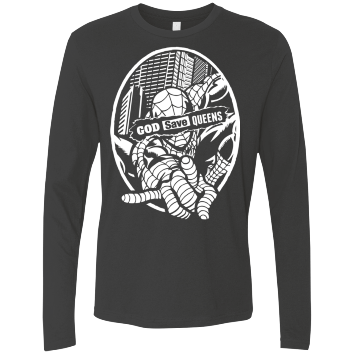 T-Shirts Heavy Metal / Small GOD SAVE QUEENS Men's Premium Long Sleeve