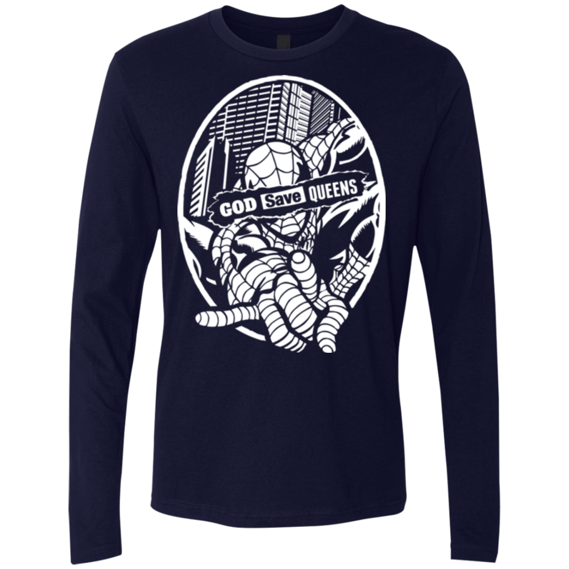 T-Shirts Midnight Navy / Small GOD SAVE QUEENS Men's Premium Long Sleeve