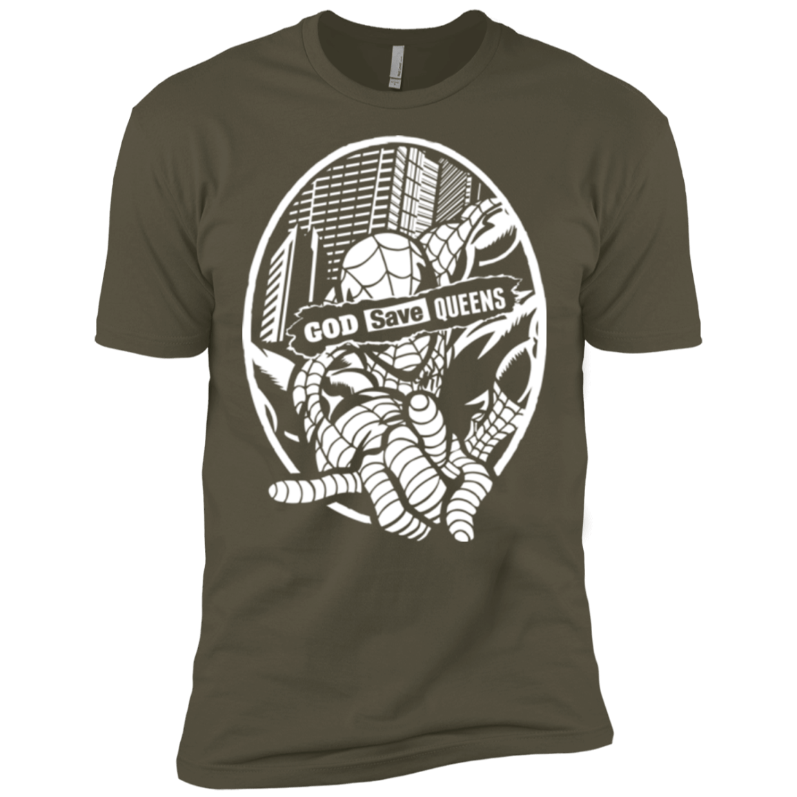 T-Shirts Military Green / X-Small GOD SAVE QUEENS Men's Premium T-Shirt