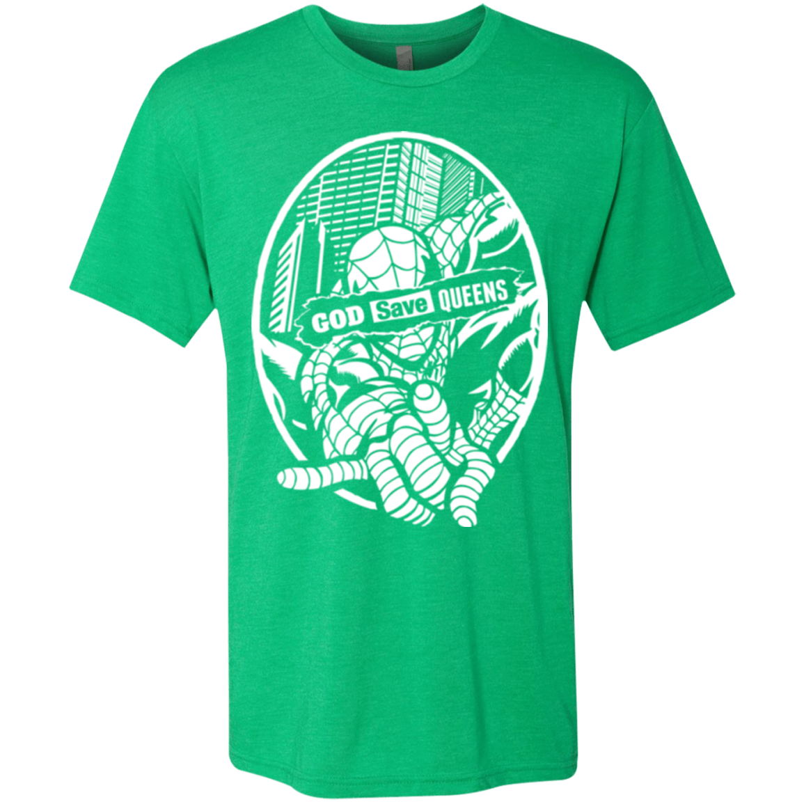 T-Shirts Envy / Small GOD SAVE QUEENS Men's Triblend T-Shirt