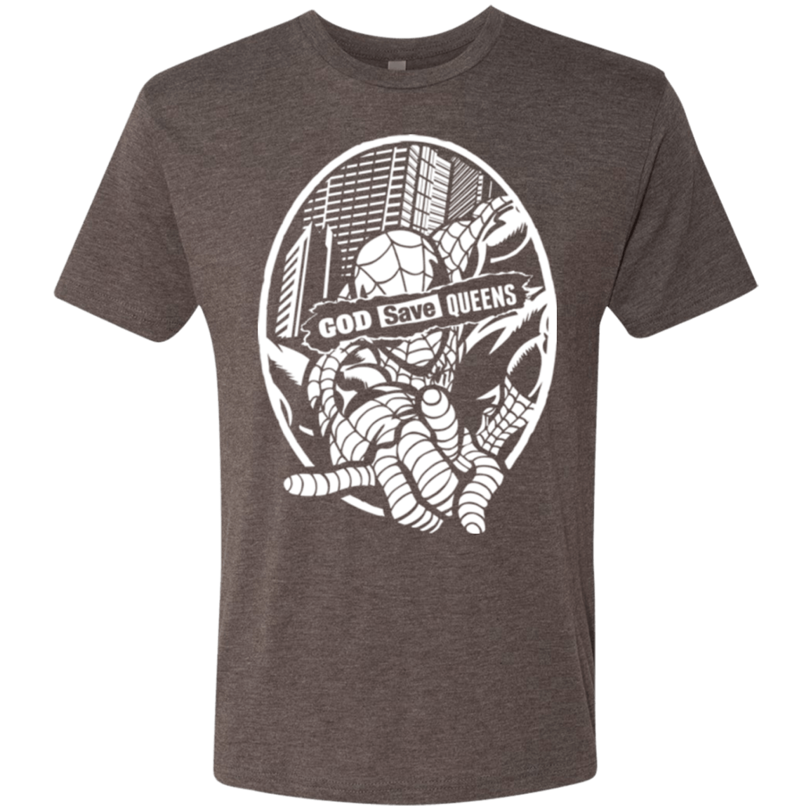 T-Shirts Macchiato / Small GOD SAVE QUEENS Men's Triblend T-Shirt