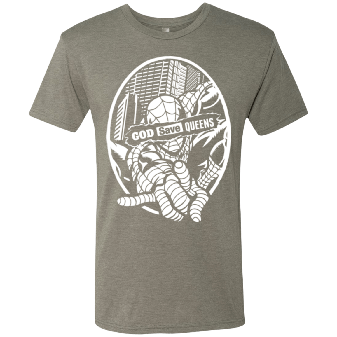 T-Shirts Venetian Grey / Small GOD SAVE QUEENS Men's Triblend T-Shirt