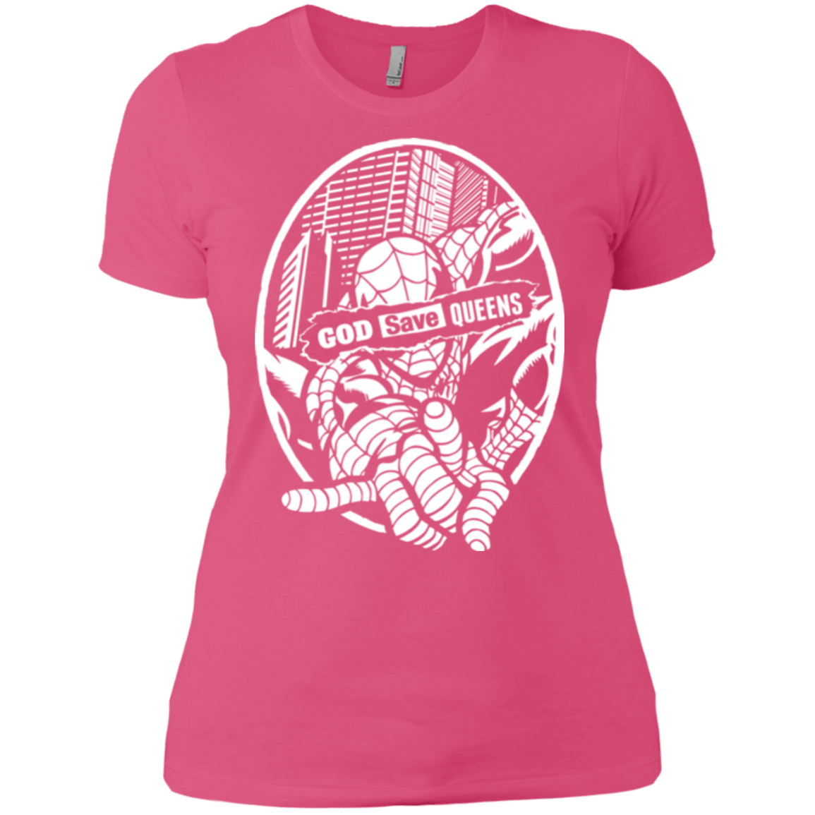 T-Shirts Hot Pink / X-Small GOD SAVE QUEENS Women's Premium T-Shirt