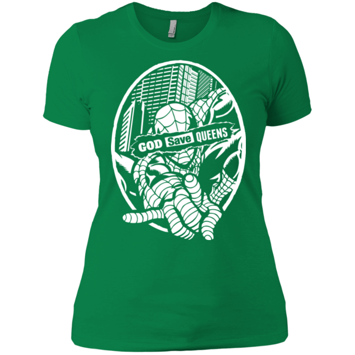 T-Shirts Kelly Green / X-Small GOD SAVE QUEENS Women's Premium T-Shirt