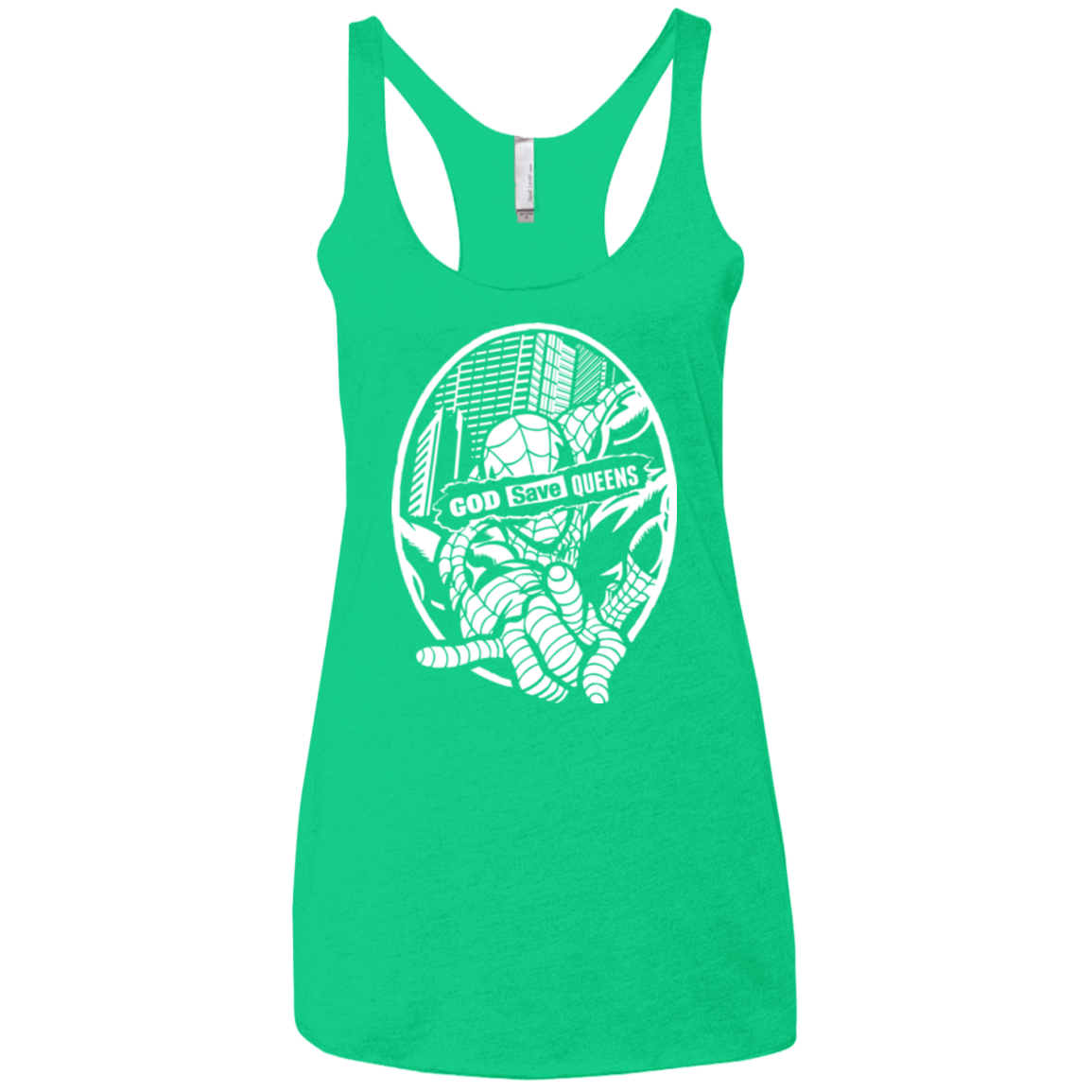 T-Shirts Envy / X-Small GOD SAVE QUEENS Women's Triblend Racerback Tank