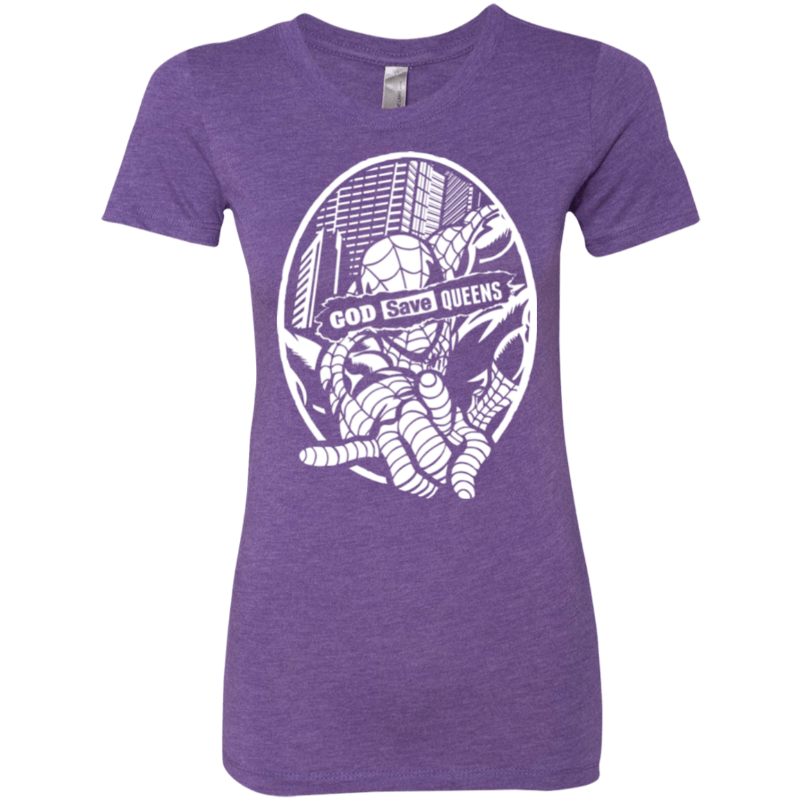 T-Shirts Purple Rush / Small GOD SAVE QUEENS Women's Triblend T-Shirt