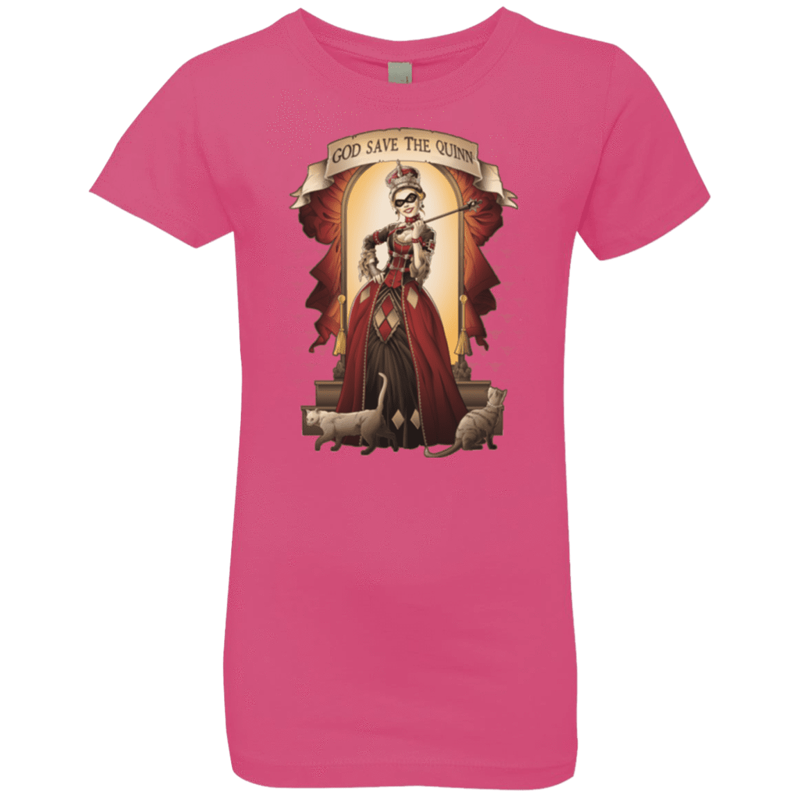 T-Shirts Hot Pink / YXS God Save The Quinn Girls Premium T-Shirt